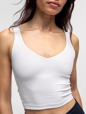 lululemon athletica White align Cropped Tank